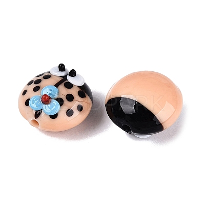 Handmade Bumpy Lampwork Beads LAMP-Q039-15C-1