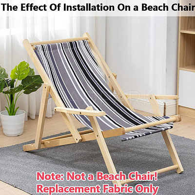 2Pcs Stripe Chair Cloth Canvas AJEW-GF0012-01B-1