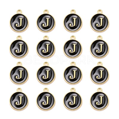 Golden Plated Alloy Charms X-ENAM-S118-02J-1