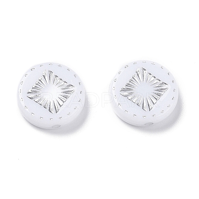 Opaque Acrylic Beads LS-X-OACR-G016-07F-1
