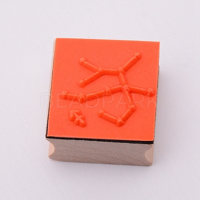 Wooden Stamps DIY-WH0175-46I-1