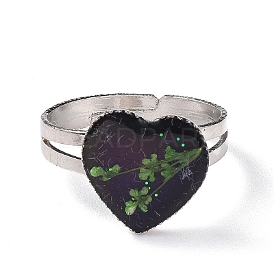 100Pcs Adjustable Mood Ring RJEW-B029-03-1