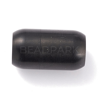 Ion Plating(IP) 304 Stainless Steel Magnetic Clasps with Glue-in Ends STAS-G239-12B-1