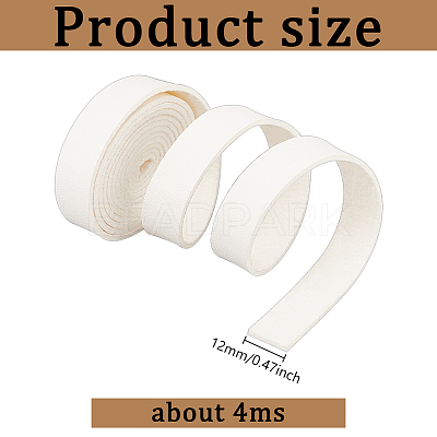 Flat PU Leather Cord WL-WH0004-09B-1