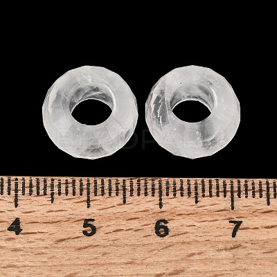 Natural Quartz Crystal European Beads GG-NH0003-A11-1