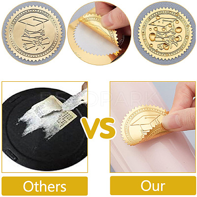 12 Sheets PET Adhesive Wax Seal Stickers DIY-WH0451-045-1