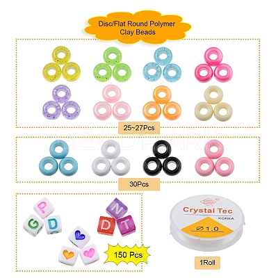 DIY Beads Bracelet Making Kit DIY-YW0005-07-1
