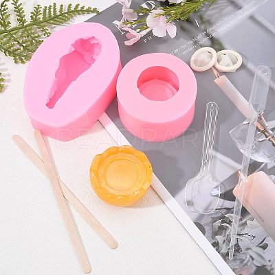 DIY Food Shape Fondant Molds Kits DIY-OC0003-46-1