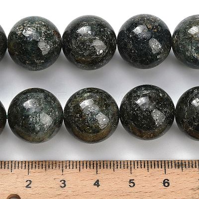 Natural Green Kyanite Beads Strands G-H335-B02-16mm-AB-1