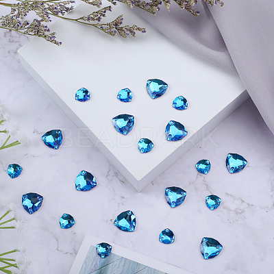 20Pcs 2 Style Sew on Rhinestone RGLA-GF0001-11-1
