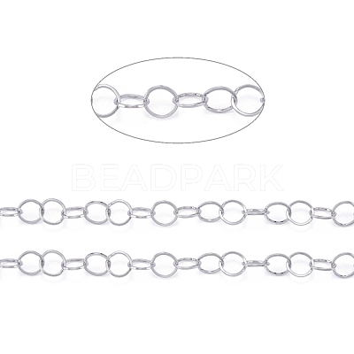 Tarnish Resistant 304 Stainless Steel Rolo Chains CHS-F011-05A-P-1