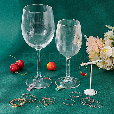 60Pcs 2 Colors Long-Lasting Plated Brass Hoop Earrings Findings KK-AN0001-01-1