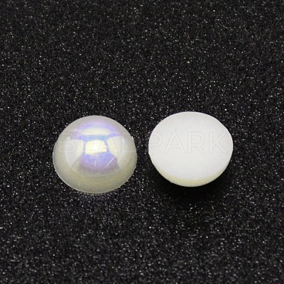 Pearlized ABS Cabochons KY-WH0030-43E-01-1