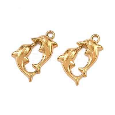 304 Stainless Steel Pendants STAS-A132-06G-G-1