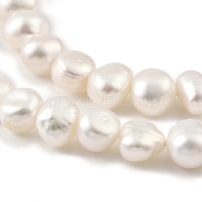 Natural Cultured Freshwater Pearl Beads Strands PEAR-A006-08C-1