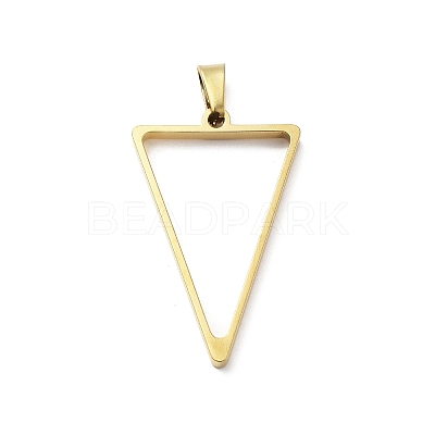 304 Stainless Steel Open Back Bezel Pendants STAS-Z091-05G-04-1