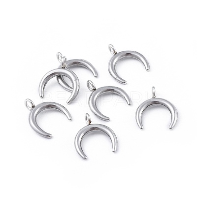 Non-Tarnish 304 Stainless Steel Pendants STAS-L218-16P-1