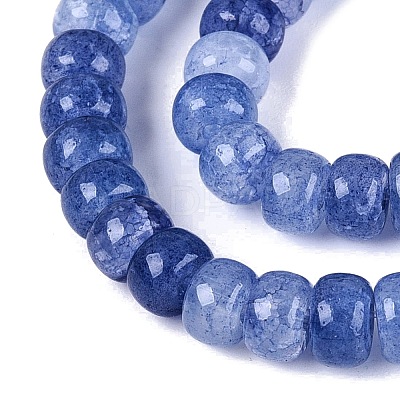Ombre Effect Dyed Glass Beads Strands GLAA-Q106-05A-A16-1