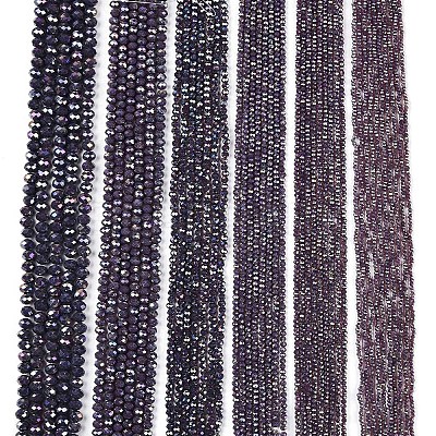 Electroplate Glass Beads Strands LS-EGLA-A044-P4mm-B11-1