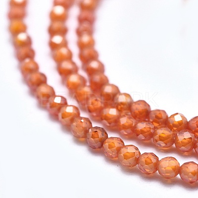 Cubic Zirconia Bead Strands G-I224-A01-1
