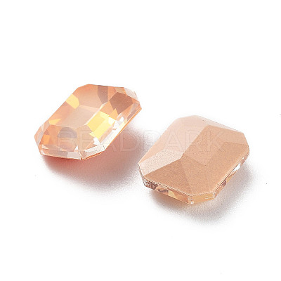 Electroplate K9 Glass Rhinestone Cabochons RGLA-M016-A02-AM-1