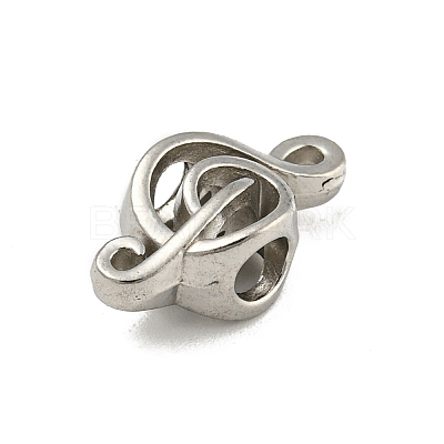 Non-Tarnish 304 Stainless Steel European Beads STAS-A091-10P-1