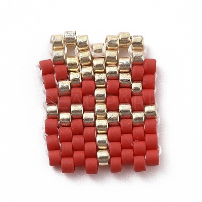 Handmade MIYUKI Japanese Seed Loom Pattern Seed Beads PALLOY-MZ00059-08-1