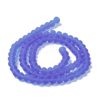 Transparent Glass Beads Strands EGLA-A034-T10mm-MD31-1
