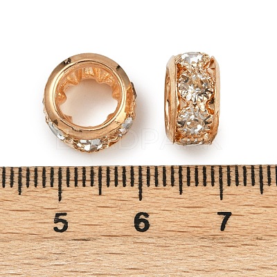 Brass Rhinestone Beads KK-U071-02B-01KCG-1