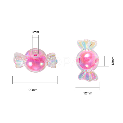 Acrylic Beads MACR-CJ0001-05-1