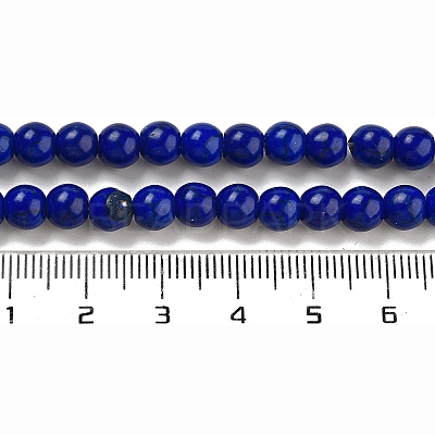 Synthetic Turquoise Beads Strands TURQ-G106-6mm-02L-1
