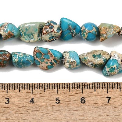 Dyed Natural Imperial Jasper Beads Strands G-A283-A01-01-1