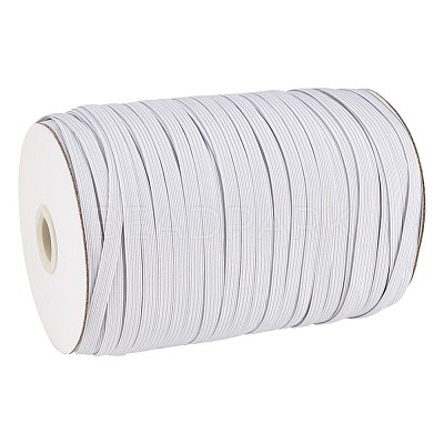 1/4 inch Flat Braided Elastic Rope Cord EC-R030-5mm-01-1