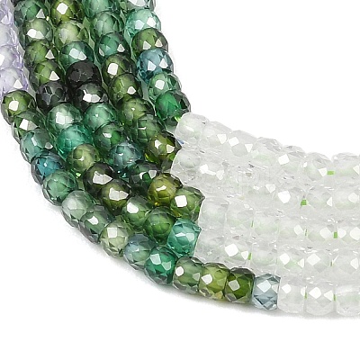 Cubic Zirconia Beads Strands ZIRC-P125-2x3mm-04-1