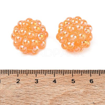 Opaque Acrylic Beads AC-CBA4D01-04-1