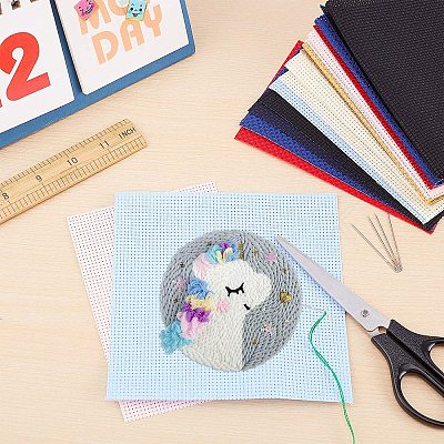 11CT Cross Stitch Fabric Sheets DIY-NB0004-11-1
