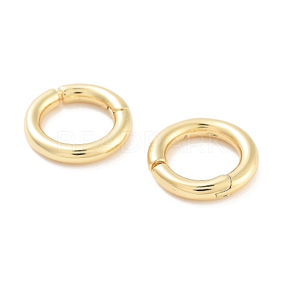 Rack Plating Brass Twister Clasp KK-G512-09B-G-1