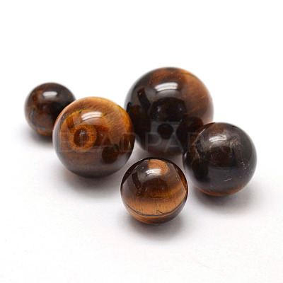Grade A Natural Tiger Eye Round Beads X-G-L451-02-6mm-1