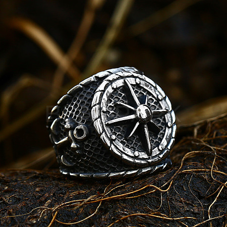 304 Stainless Steel Finger Rings for Men FS-WG78993-07-1