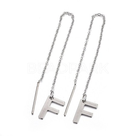 304 Stainless Steel Stud Earrings EJEW-L205-01F-1