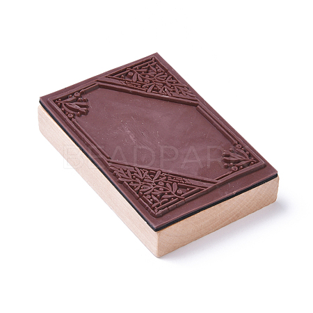Wooden Rubber Stamps DIY-D023-07B-1