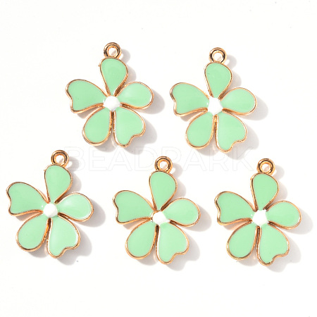 Alloy Enamel Pendants ENAM-R058-01D-1