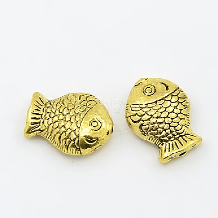 Tibetan Style Alloy Beads TIBEB-6794-AG-R-1