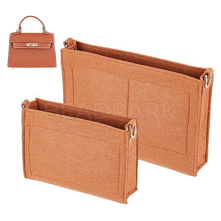 2Pcs 2 Style Wool Felt Bag Organizer Inserts FIND-WR0007-41A-1