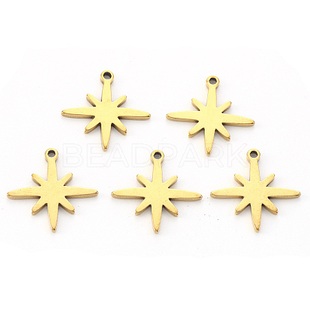 PVD Vacuum Plating 304 Stainless Steel Pendants LS-X-STAS-N092-37G-1