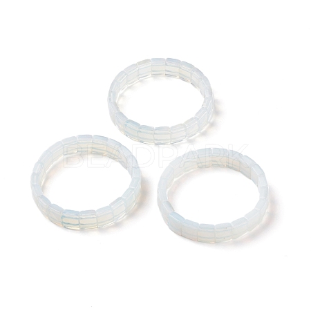 Opalite Stretch Bracelets BJEW-F406-B22-1
