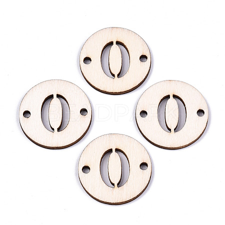 Unfinished Natural Poplar Wood Links Connectors WOOD-S045-138B-0-1