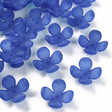 Frosted Acrylic Bead Caps MACR-S371-06A-751-1