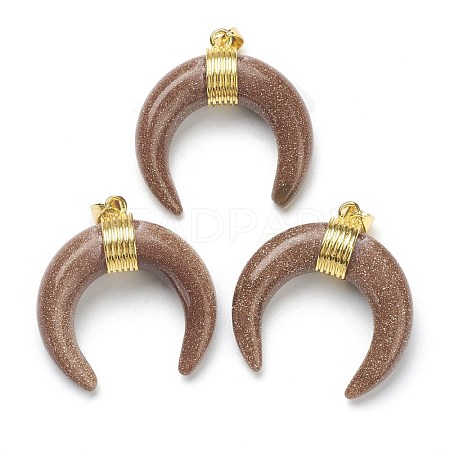 Synthetic Goldstone Pendants G-A017-14G-1