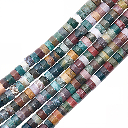2 Strands Natural Indian Agate Beads Strands G-SC0003-79-1